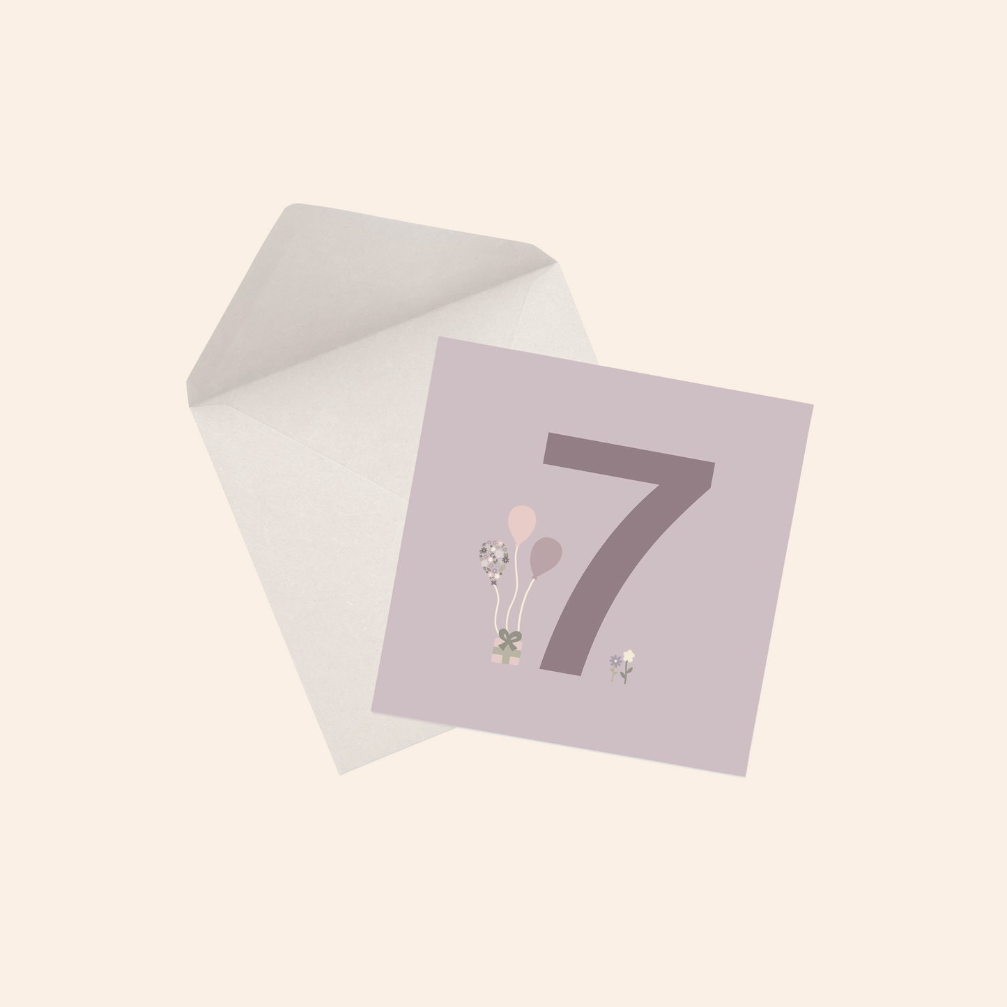 Birthday Numbers - Purple