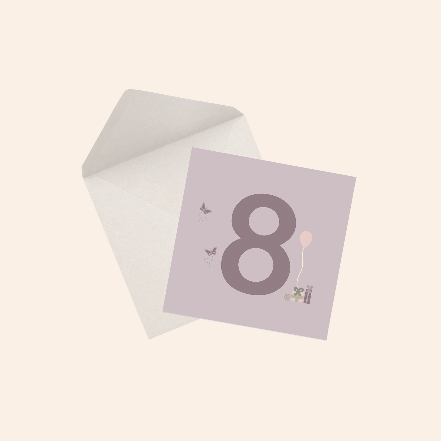 Birthday Numbers - Purple
