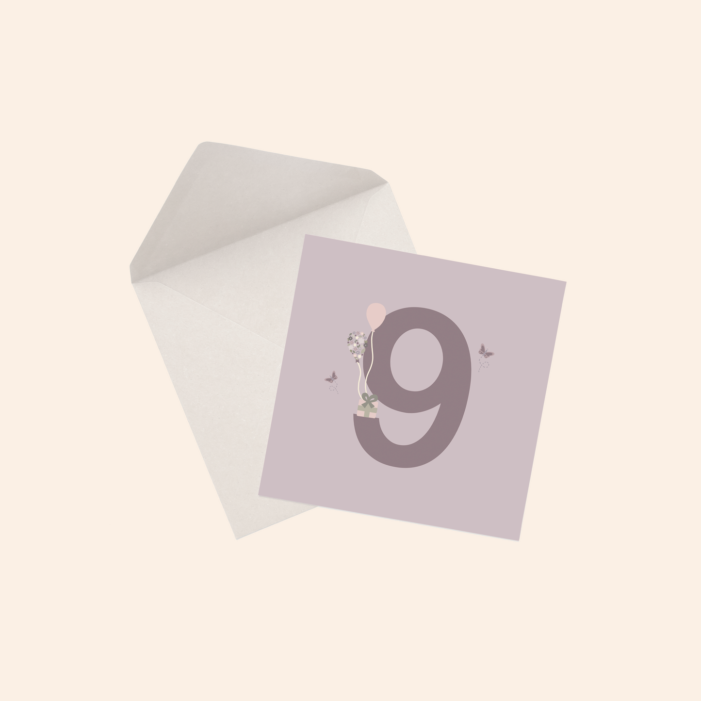 Birthday Numbers - Purple