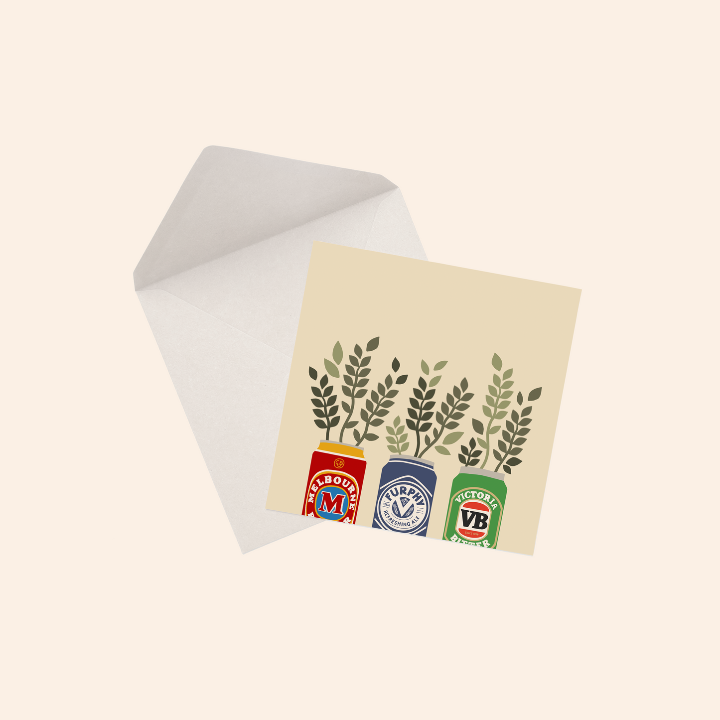 Beer Plants Greeting Card
