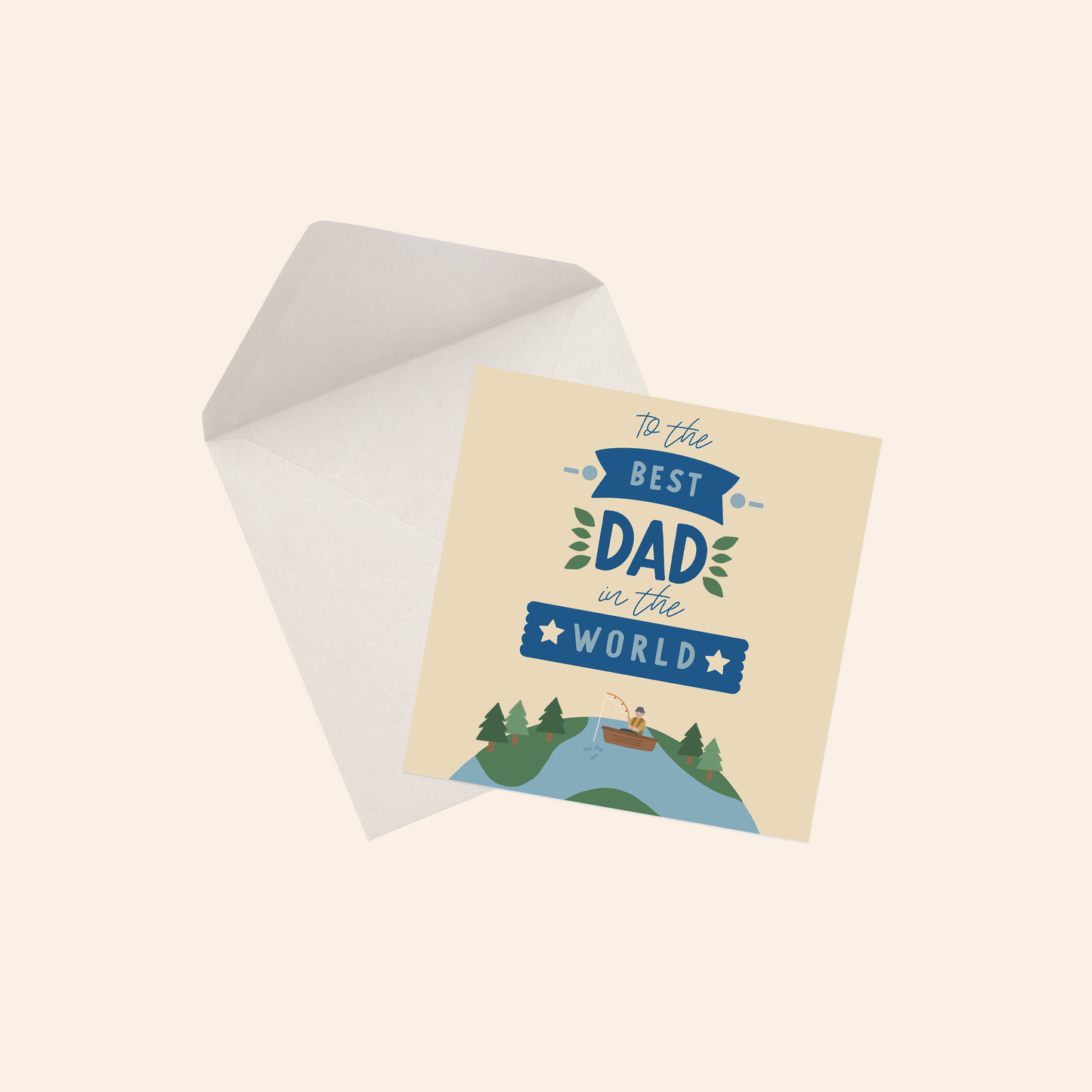Best Dad in the World Greeting Card