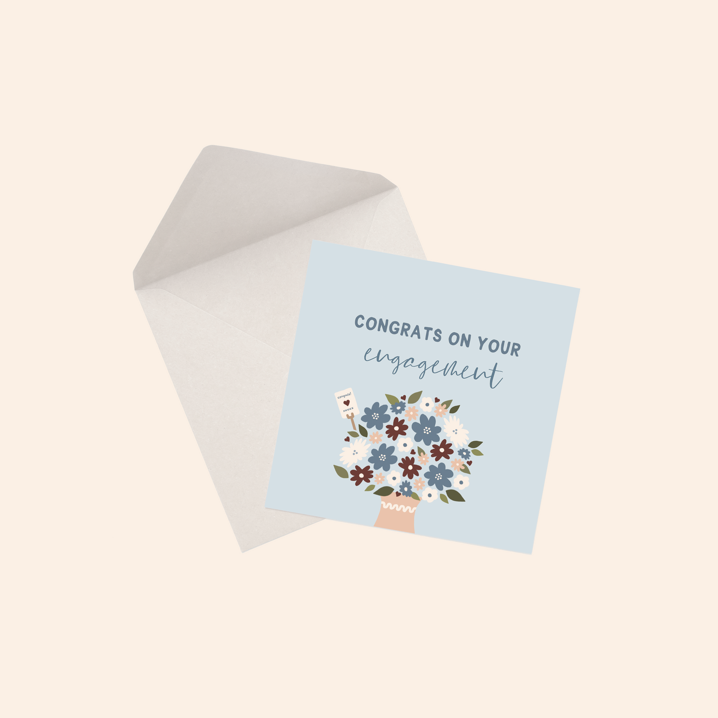 Engagement Congrats Greeting Card