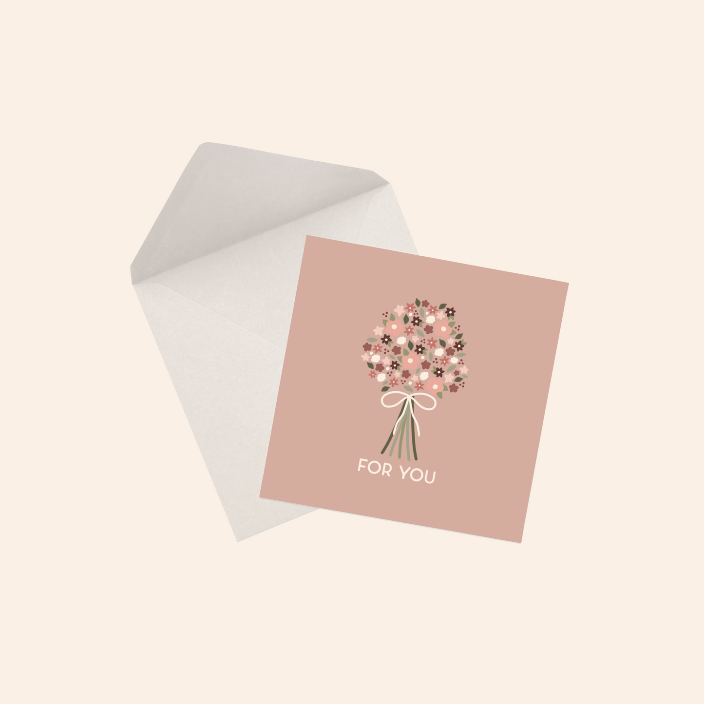 For You Bouquet Greeting Card