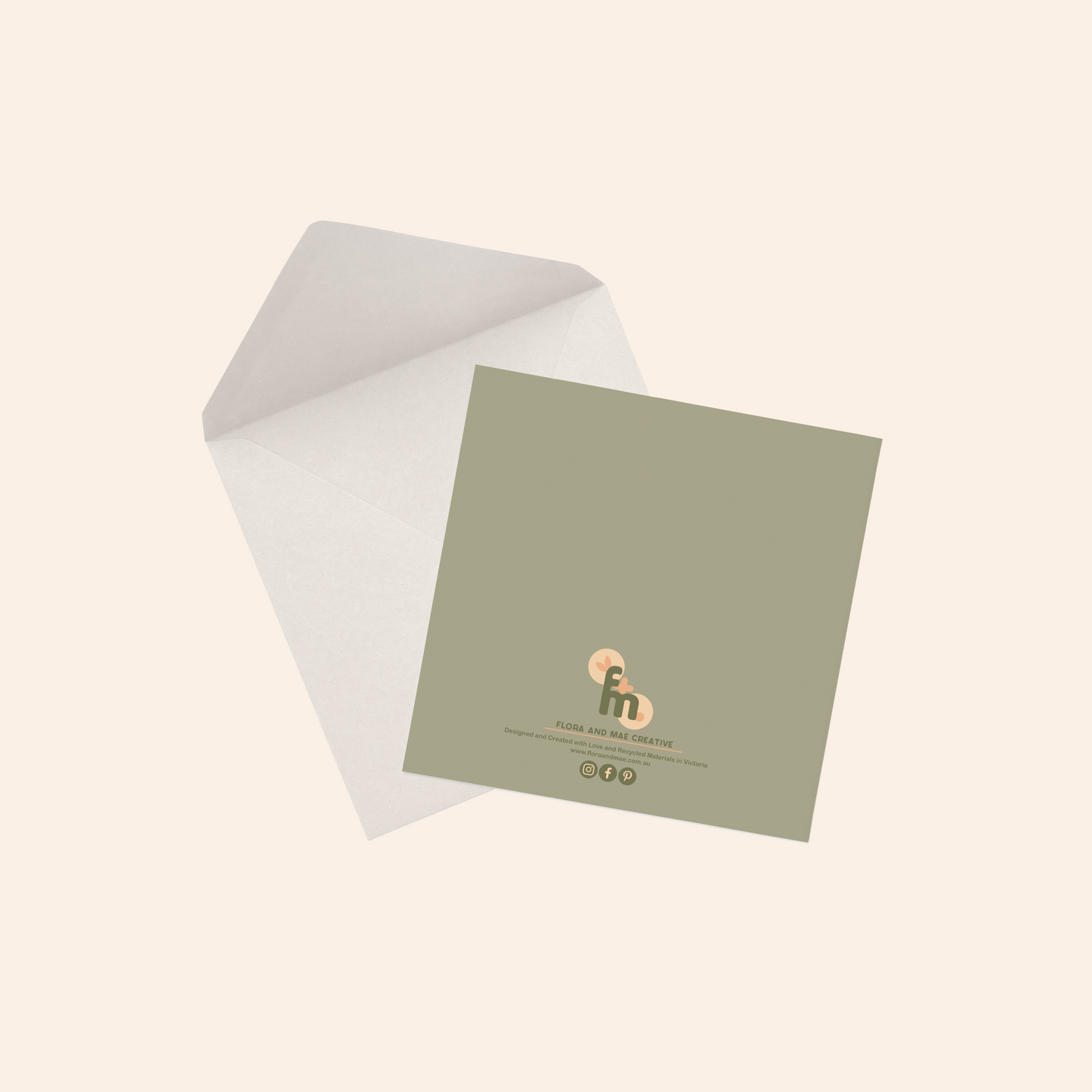 Floral Terrace Greeting Card