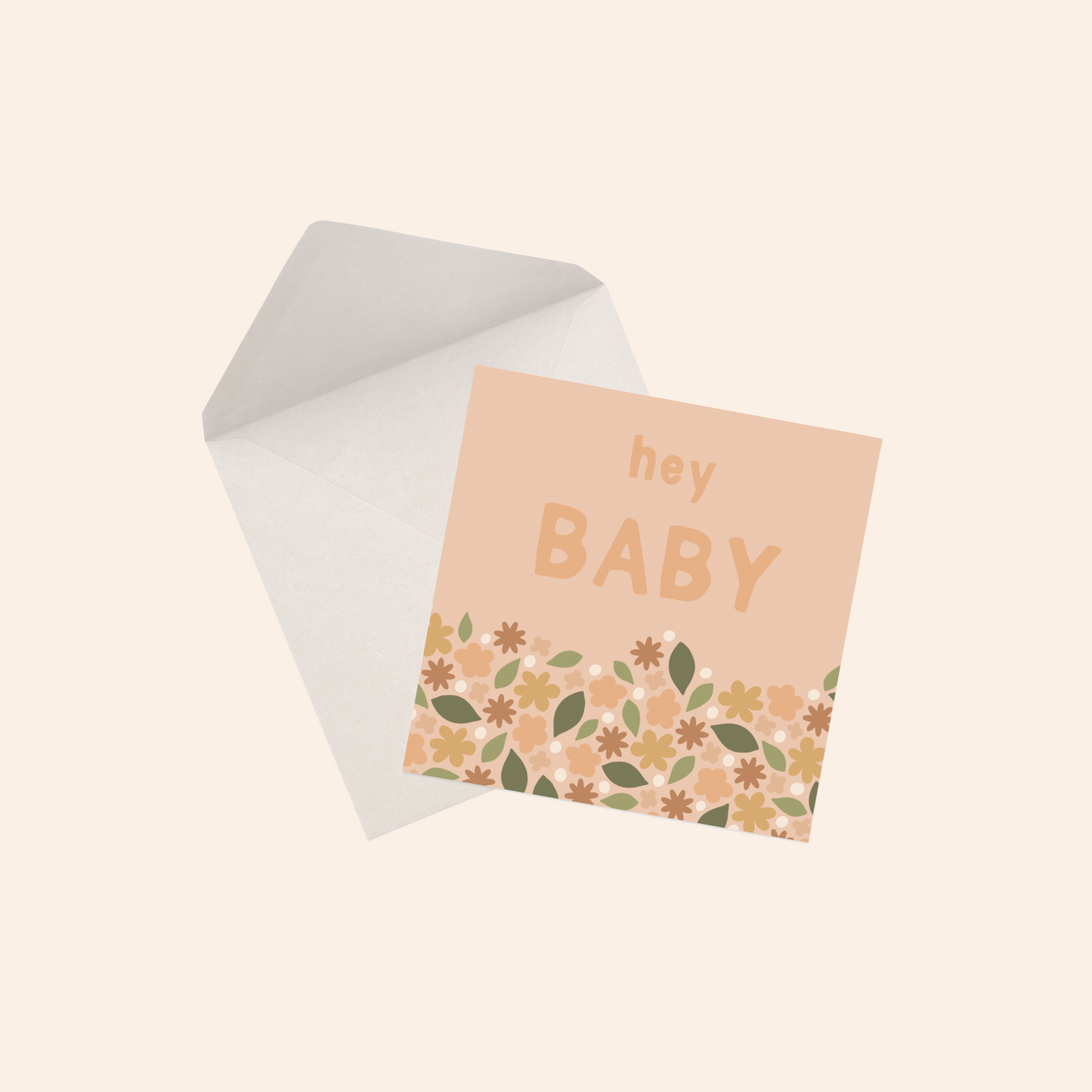Hey BABY Greeting Card