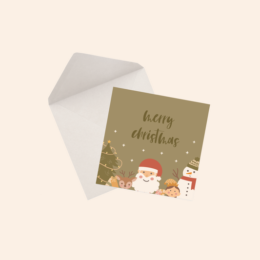 Christmas Crew Greeting Card