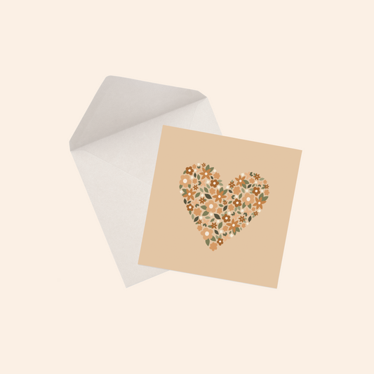 Mosaic Heart Greeting Card