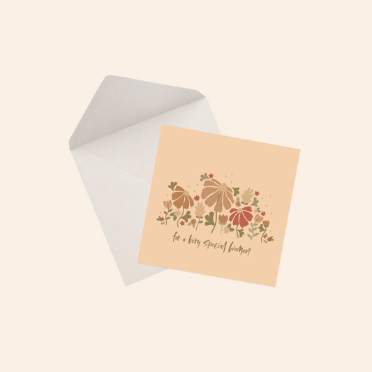 A Very Special Woman Greeting Card