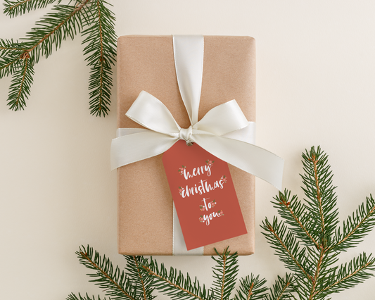 Merry Christmas to You Gift Tag